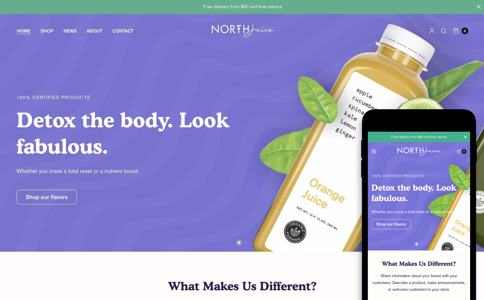 Shopify Stores for Food and Drink